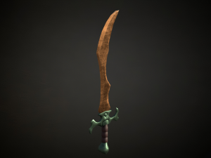 Medieval Fantasy Sword 3D Model