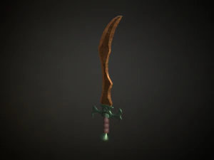 Medieval Fantasy Sword 3D Model