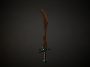 Medieval Fantasy Sword 3D Model