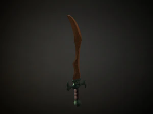 Medieval Fantasy Sword 3D Model