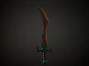 Medieval Fantasy Sword 3D Model