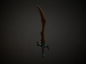 Medieval Fantasy Sword 3D Model