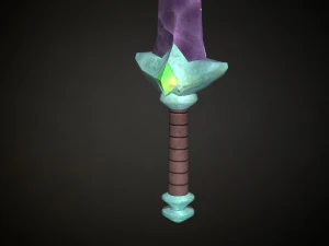 Medieval Fantasy Sword 3D Model