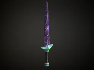 Medieval Fantasy Sword 3D Model