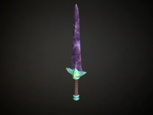 Medieval Fantasy Sword 3D Model