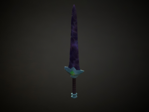 Medieval Fantasy Sword 3D Model