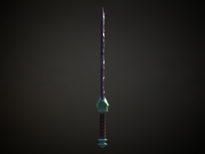 Medieval Fantasy Sword 3D Model