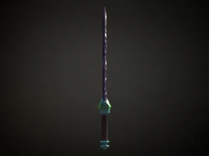 Medieval Fantasy Sword 3D Model