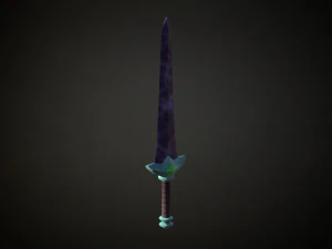 Medieval Fantasy Sword 3D Model