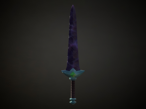 Medieval Fantasy Sword 3D Model