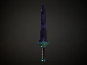 Medieval Fantasy Sword 3D Model