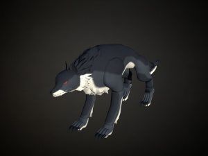 Roblox r6 wolf model Low-poly Model 3D