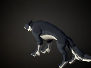 Roblox r6 wolf model Low-poly 3Dモデル