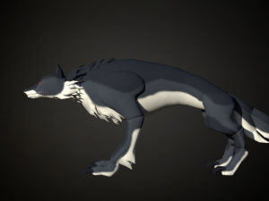 Roblox r6 wolf model Low-poly 3Dモデル