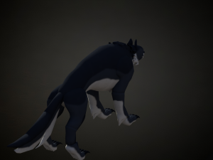 Roblox r6 wolf model Low-poly 3Dモデル