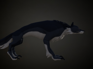 Roblox r6 wolf model Low-poly 3Dモデル