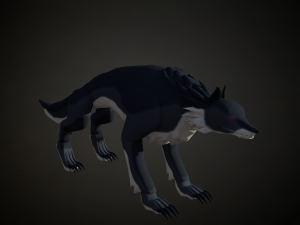 Roblox r6 wolf model Low-poly 3Dモデル