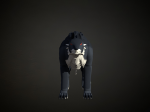 Roblox r6 wolf model Low-poly 3Dモデル