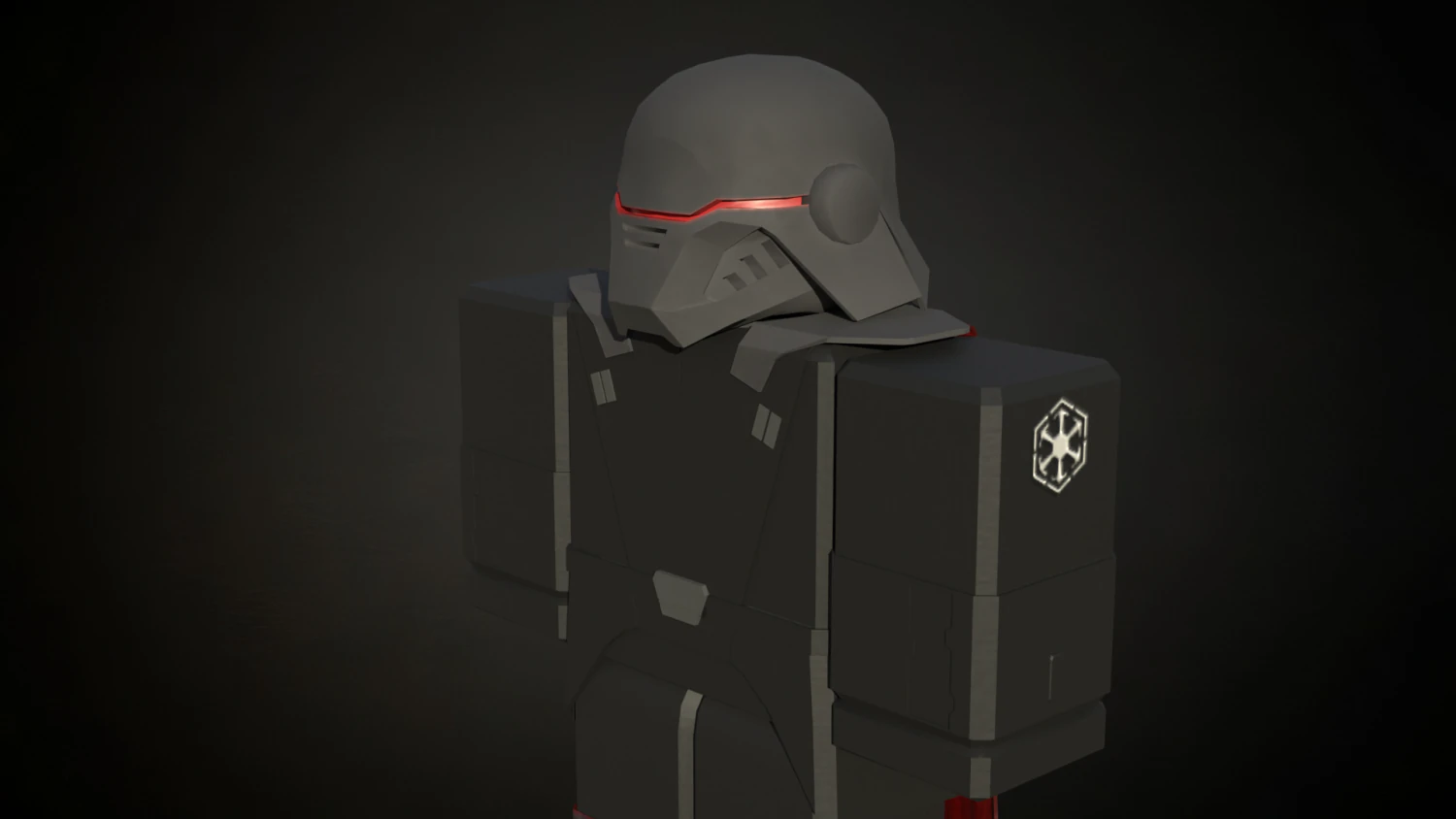 Roblox r6 knight armor model Low-poly 3D Model .c4d .max .obj .3ds .fbx .stl .blend 