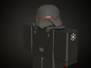 Roblox r6 knight armor model Low-poly Model 3D