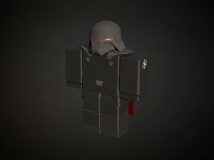 Roblox r6 knight armor model Low-poly 3D Модель