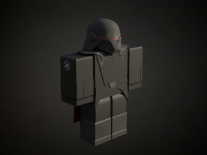 Roblox r6 knight armor model Low-poly 3D Модель