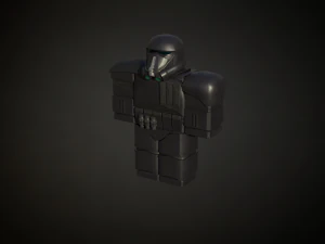Roblox r6 knight armor Death-trooper model Low-poly 3D Model