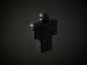 Roblox r6 knight armor Death-trooper model Low-poly 3D Model
