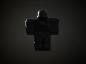 Roblox r6 knight armor Death-trooper model Low-poly 3D Model