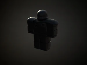 Roblox r6 knight armor Death-trooper model Low-poly 3D Model