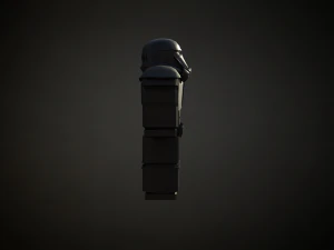 Roblox r6 knight armor Death-trooper model Low-poly 3D Model