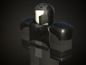 Roblox r6 knight armor model Low-poly Model 3D