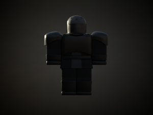Roblox r6 knight armor model Low-poly 3D 모델