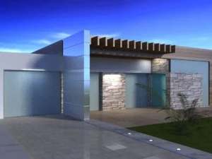 modern little house 3D Model