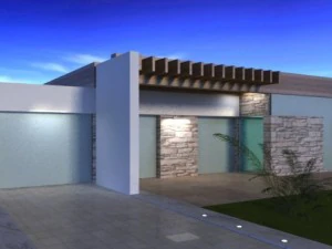 modern little house 3D Model