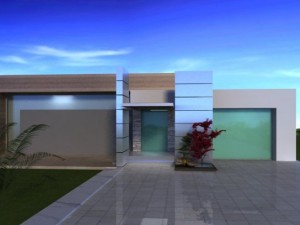 modern little house Modelo 3D