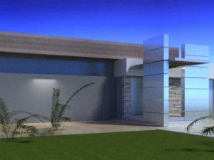modern little house Modelo 3D