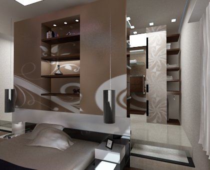 modern bedroom Modelo 3D .c4d .max .obj .3ds .fbx .stl .blend 