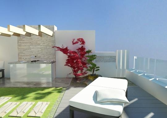 beautiful terrace 3D मॉडल .c4d .max .obj .3ds .fbx .stl .blend 