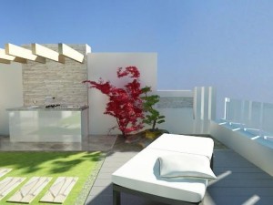 beautiful terrace Modello 3D