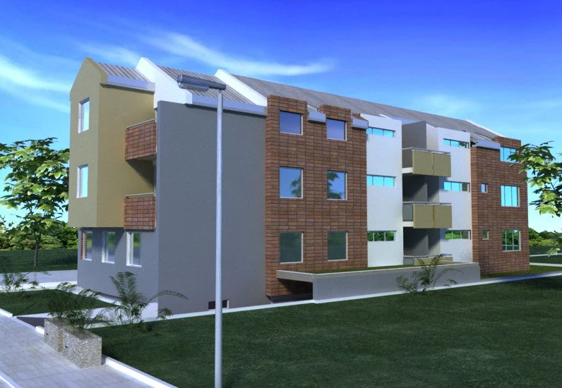 one building 3D Model .c4d .max .obj .3ds .fbx .stl .blend 