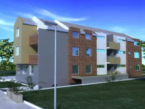 one building Modello 3D