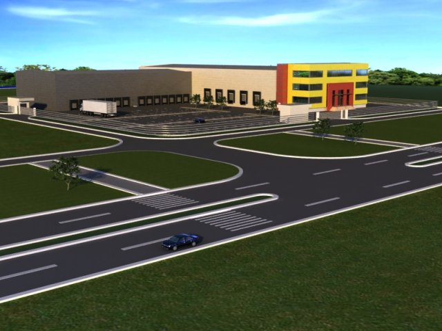 industry building 3D मॉडल .c4d .max .obj .3ds .fbx .stl .blend 