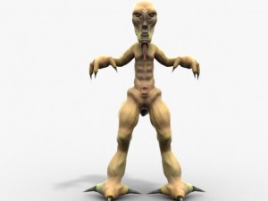 alien creature 3Dモデル