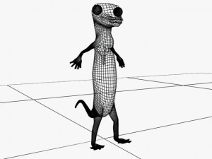 geico lizard 3D Model