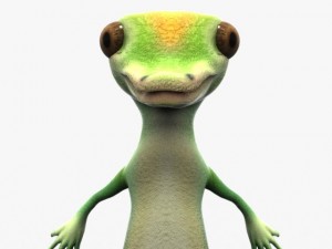geico lizard Model 3D