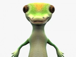 geico lizard 3D Model