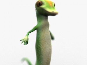 geico lizard Model 3D