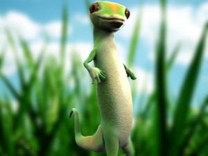 geico lizard Model 3D