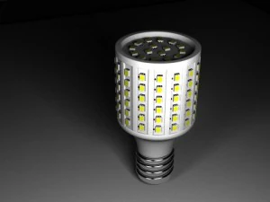 model led big light bulb 3D Model